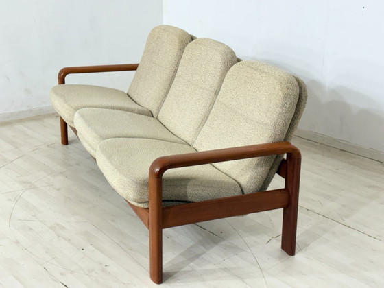Image 1 of Vintage Dyrlund Teak Sofa | Solid Wood 3-Seater Couch | Design Classic