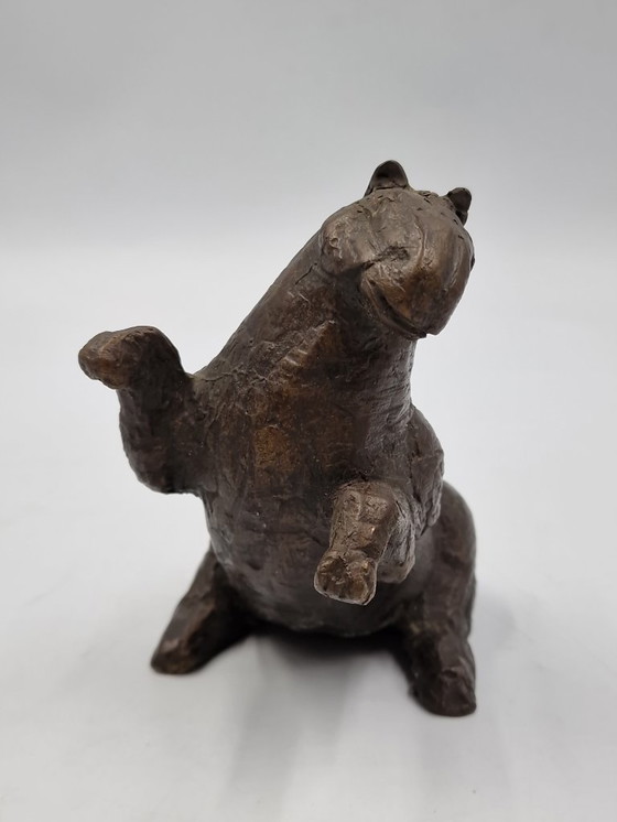 Image 1 of Kleine Bronzeskulptur eines Pferdes, Arthur Spronken?