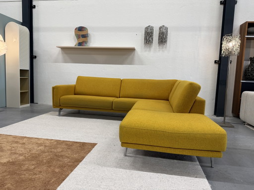 Leolux Bellice Hoekbank Stof Geel 270x260 – hoekbanken, Wool