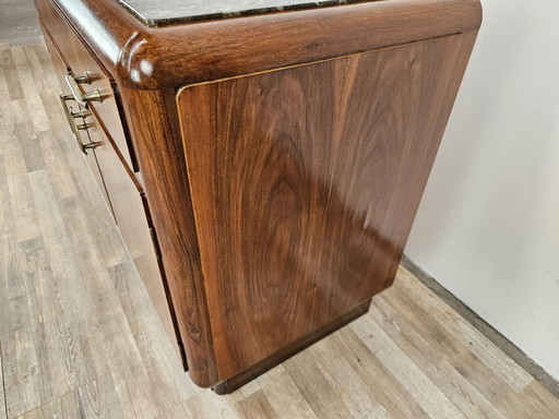 Art Decò entrance sideboard with marble top