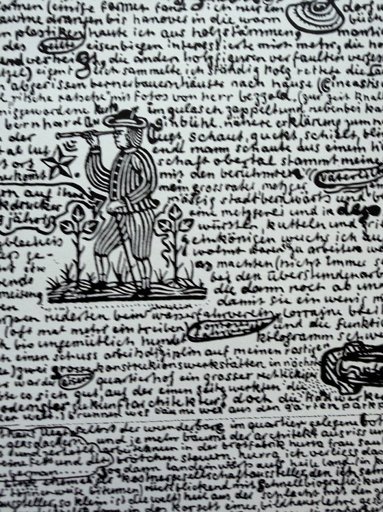 Bernhard Luginbühl, Kestnergesellschaft Hannover, ca. 1990, vintage tentoonstellingsposter – Paper (photo 5 of 10)