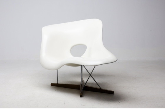 Vitra Eames La Chaise – Weiße Patina – Sessel, Wood (photo 7 of 15)