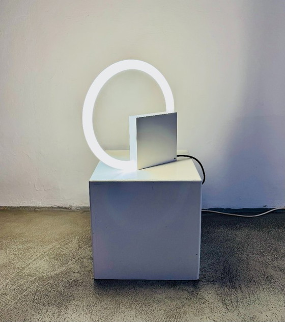 Image 1 of Extremely rare TC6 table lamp by Aldo van den Nieuwelaar for Nila Lights (early 1970s) with original label