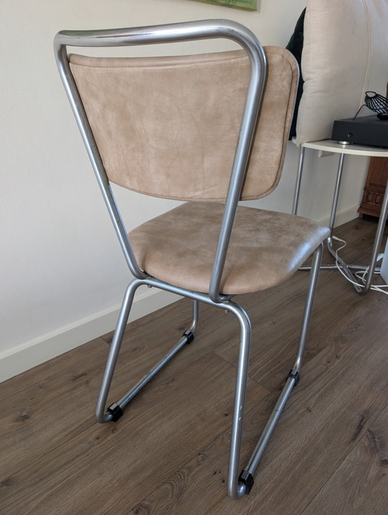 Sedie Gispen – Sedie da pranzo, Metal, Leather (photo 4 of 11)
