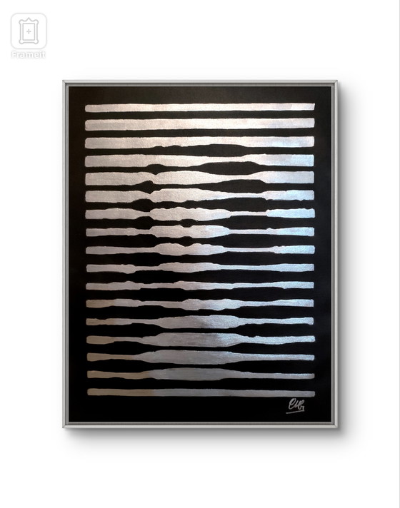 Image 1 of Walter Geraci - Gioconda Stripes (Silver)