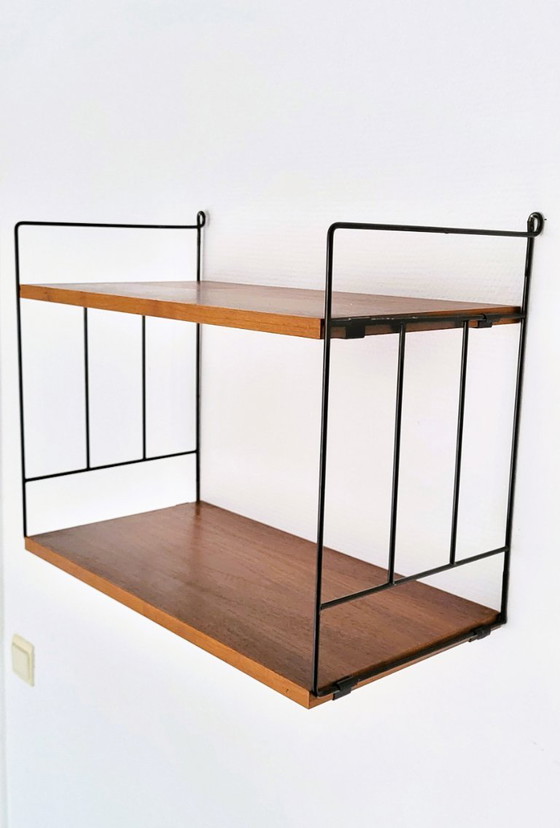 Image 1 of Scandinavische STRING Teakhouten plank 70'