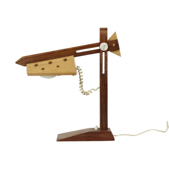 Image 1 of Unique Wooden Lamp