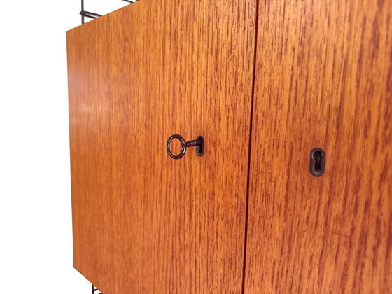 Image 1 of Vintage teakhouten wandsysteem Musterring – modulair design