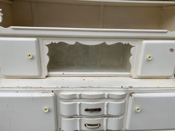 Art Deco tweedelige keukenkast – Opbergkast, Glas (photo 7 of 9)
