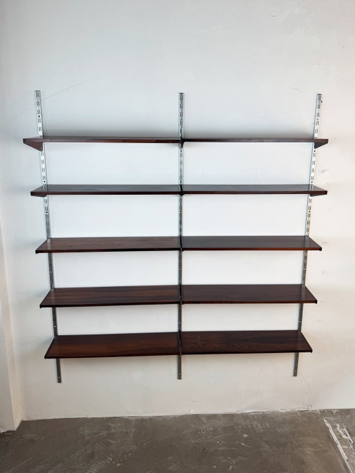 Kai Kristiansen palissander wandsysteem van Feldballes Møbelfabrik – Deense modulaire elegantie