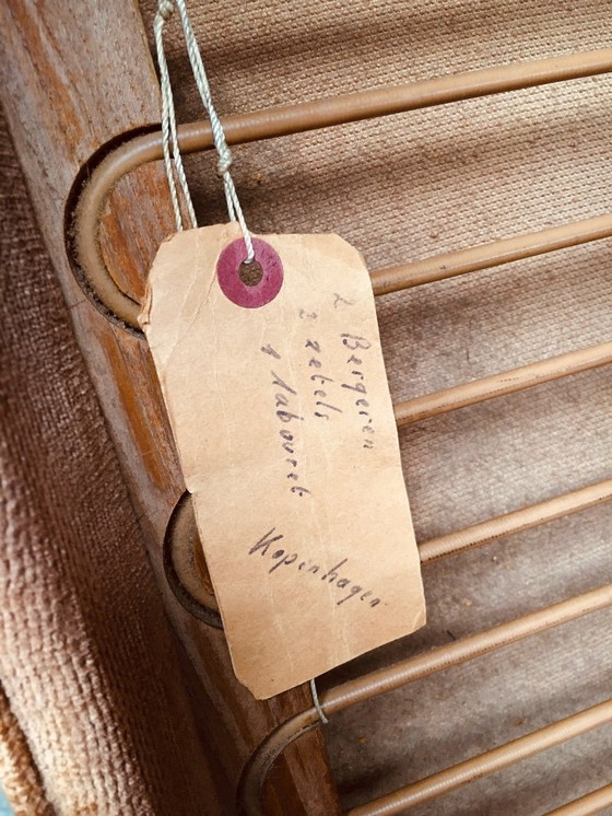 Image 1 of Set di poltrone con schienale ad ala in stile scandinavo di metà secolo, Danimarca, anni '60