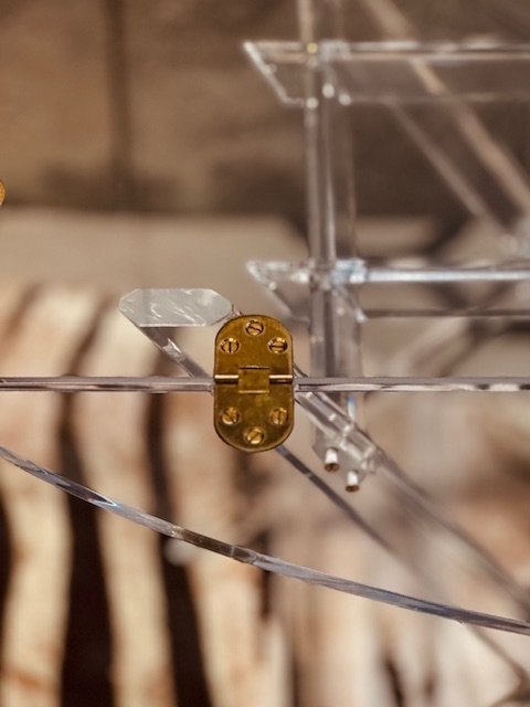 Image 1 of Lucite Plexiglas Perspex Butler Tray