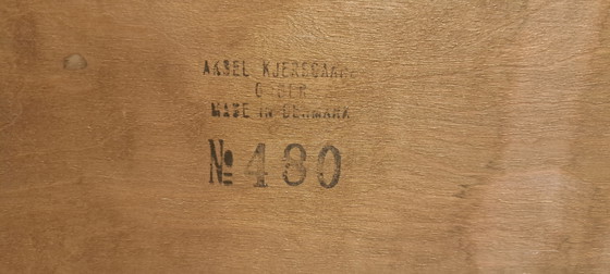Image 1 of Tavolo da toeletta/credenza originale Kassel Kjersgaard in teak, modello n. 489, prodotto da O.D. Møbler, Danimarca, 1960 circa