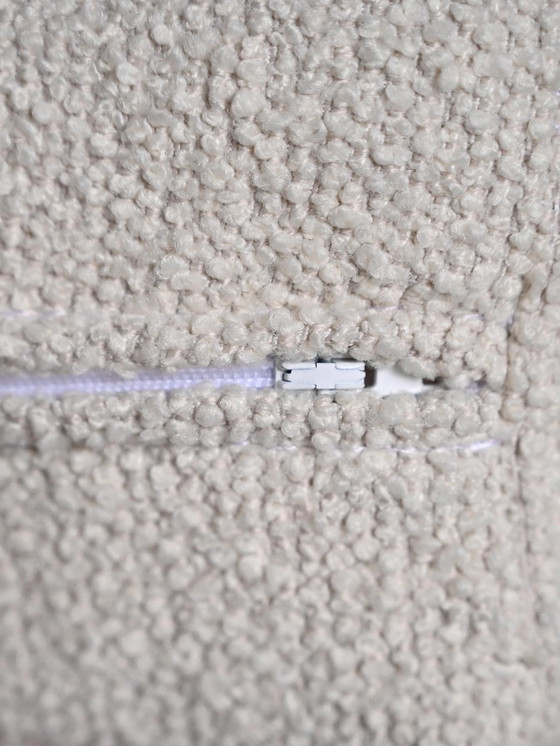 Image 1 of Paire de chaises longues scandinaves vintage, rouge cerise