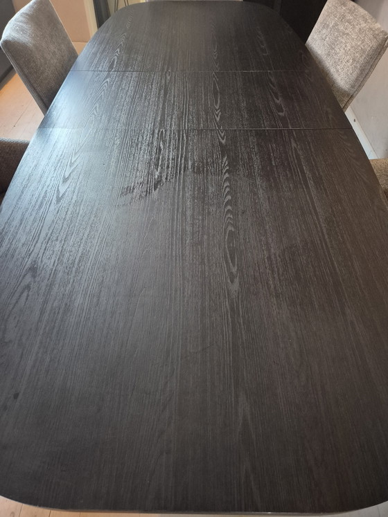 Image 1 of Mesa de comedor extensible WOOOD Arros negra