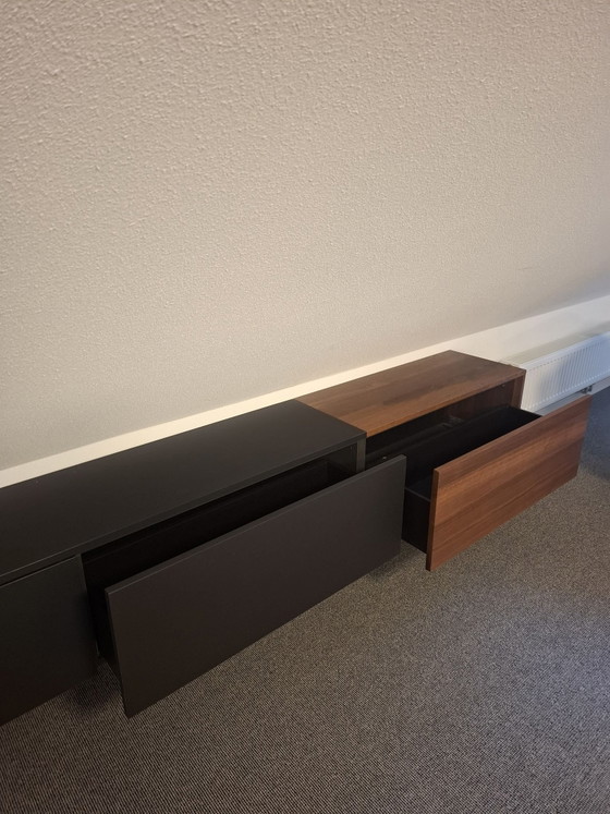 Buffet bas flottant / Meuble TV – MDF, Bois (photo 4 of 5)