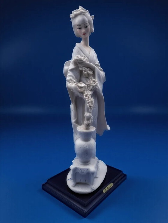Image 1 of Capodimonte - Giuseppe Armani - Estatua, Dama Oriental - 34 cm - Porcelana - 1987