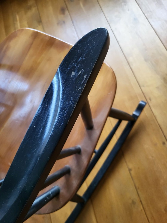 Sedia a dondolo scandinava vintage – asko, Sedie a dondolo, Legno (photo 4 of 5)