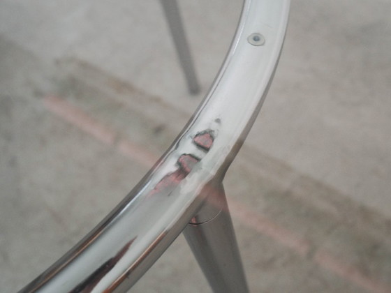 Image 1 of Mesa de cristal, diseño italiano, década de 1980, fabricada en Italia.