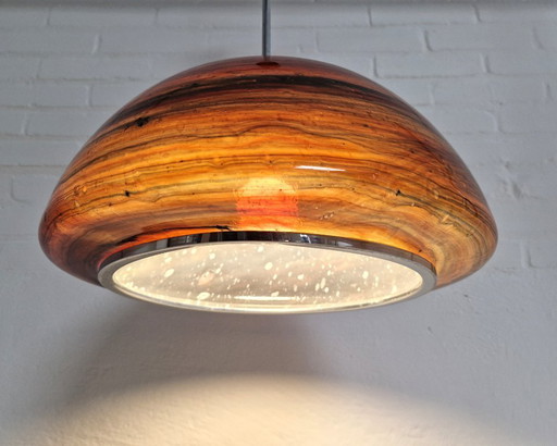 Doria Leuchten Space Age Lampe aus Muranoglas
