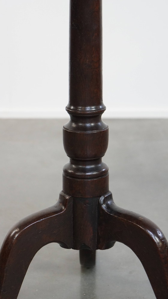 Image 1 of Antieke Engelse tilttop tafel/ bijzettafel uit 19e eeuw