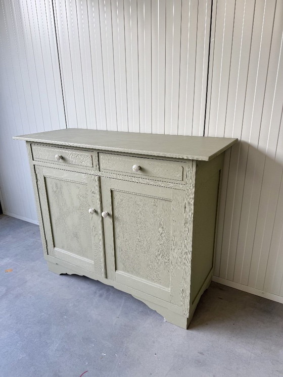 Vintage Chest of Drawers/Sideboard in sage green – Wood (photo 3 of 7)