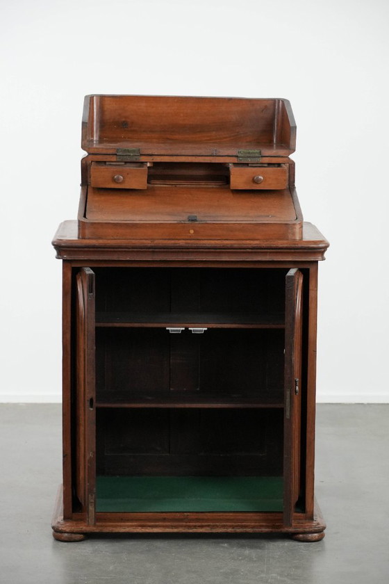 Image 1 of Antique standing desk/counter/English writing table from the 19th century