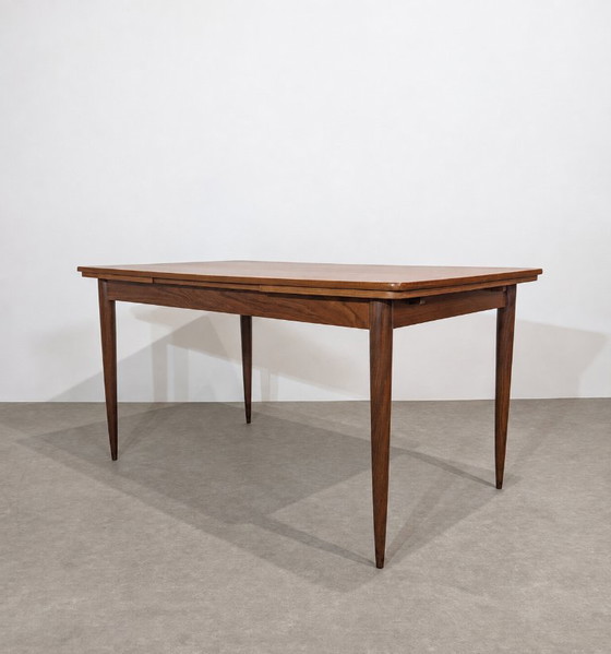 Vintage Scandinavian Teak Dining Table – Extendable – Mid-Century – Wood (photo 2 of 7)