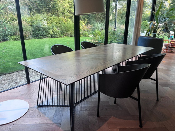 Driade Anapo Esstisch 250, Esstische, Metall, Holz, Schwarz (Foto 2 von 11)