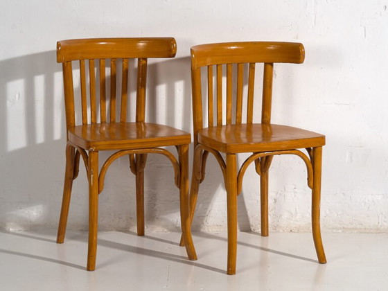 Set of antique Bistro chairs (c.1920). Set of 2 pieces #5 – Dining chairs (photo 13 of 40)