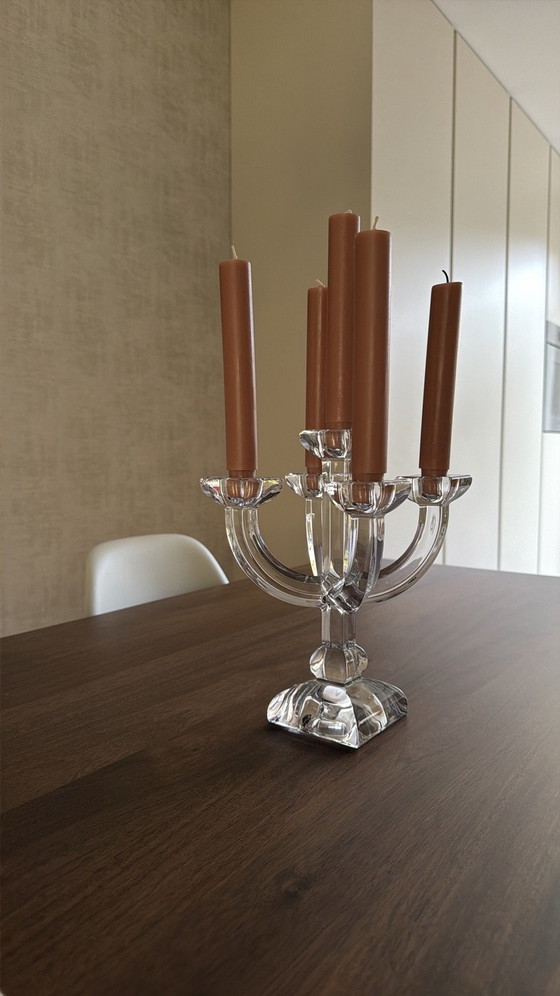 Vintage Nachtmann crystal candle holder in very good condition, Transparent (photo 2 of 9)