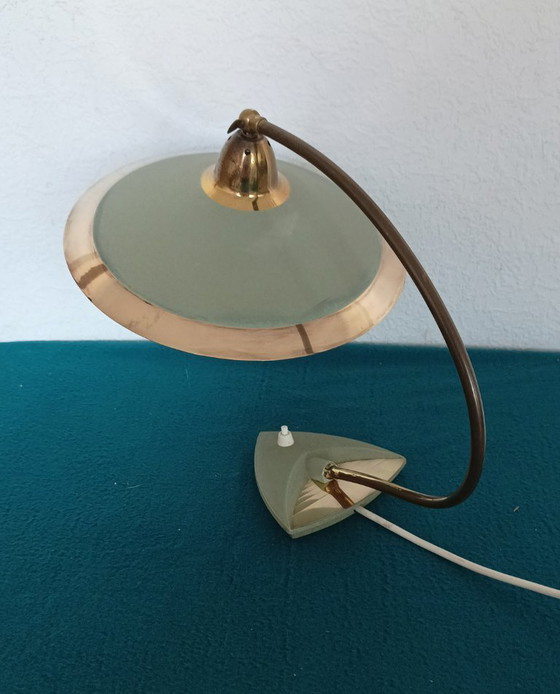 Italian 1950s desk lamp – Metal, Brass (photo 6 of 10)