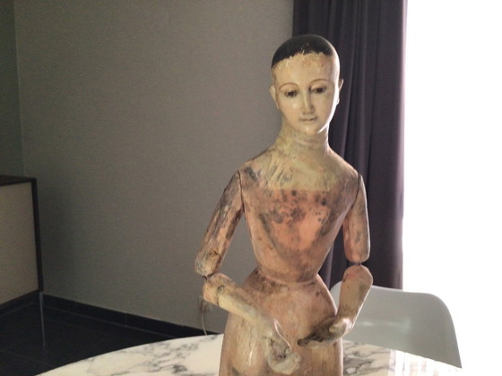 Image 1 of Statue antique de santos napolitain