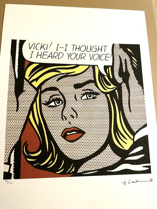 Roy Lichtenstein (1923-1997) - Vicki!