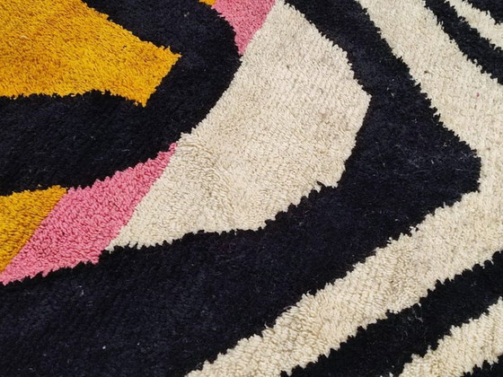 Image 1 of Marokkanischer Teppich aus Naturleinen, 250 x 150 cm