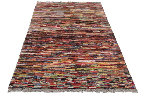 Image 1 of Original Persian carpet Gabbeh Ghashghai oriental carpet 214 cm x 154 cm old natural