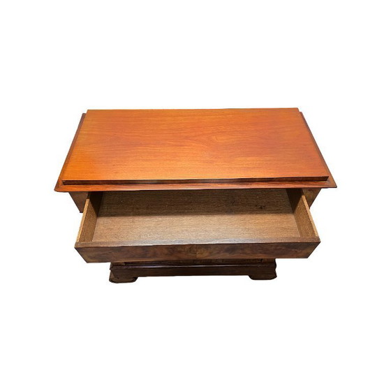 Image 1 of German Biedermeier mahogany pier cabinet, circa 1830/40