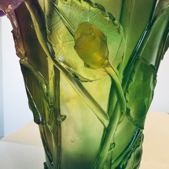 Image 1 of Vase Daum Passion Rose