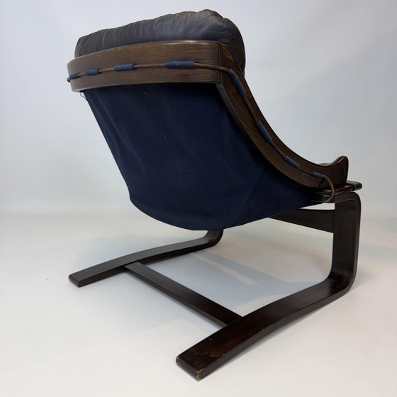 Kroken armchair by Åke Fribytter for Nelo Möbel, Leather (photo 3 of 18)