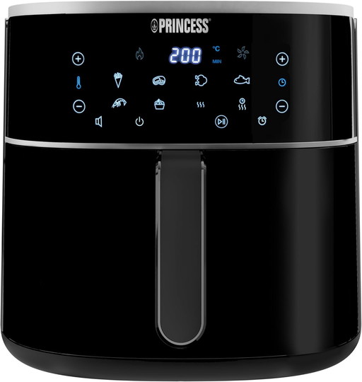 Princess Friteuse à air chaud numérique - Capacité du réservoir variable - Maximum 8 L - 6 programmes prédéfinis - Moins d'huile