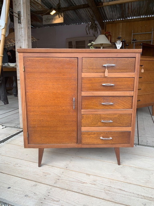 Scandinavian-style vintage chest of drawers