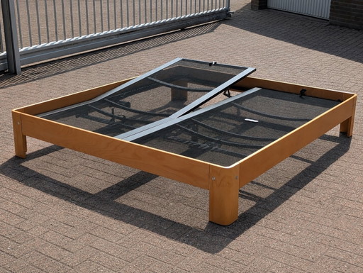 180 x 200 Auping Auronde Beech | Adjustable – tweepersoonsbedden, Metal, Wood (photo 2 of 5)