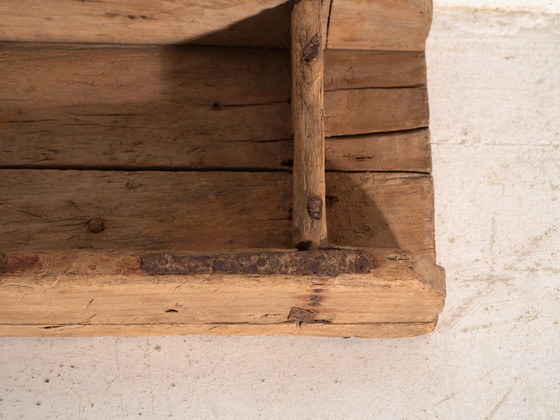 Antico stampo cinese per mattoni in legno di pino – Cina, circa 1900 – Oggetti decorativi, Rustic (photo 28 of 40)