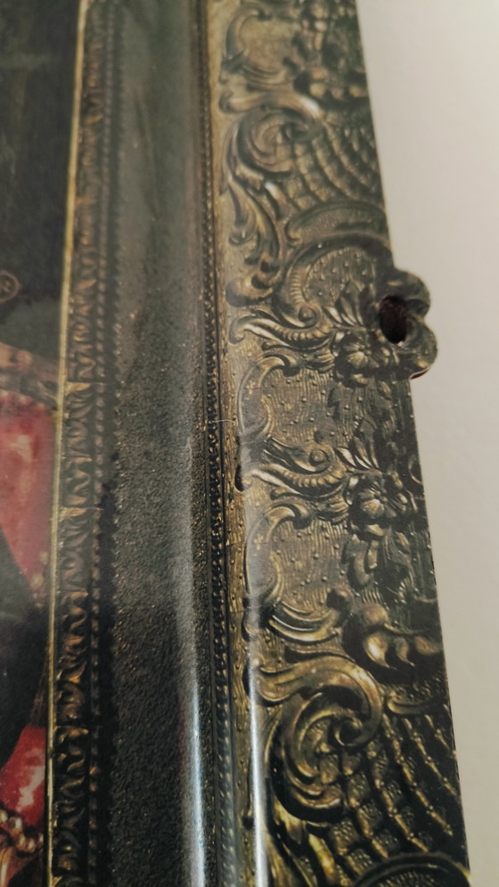 Image 1 of Ibride Visconti Familie, Made in France, dienblad/wandhanger, antieke stijl met dieren