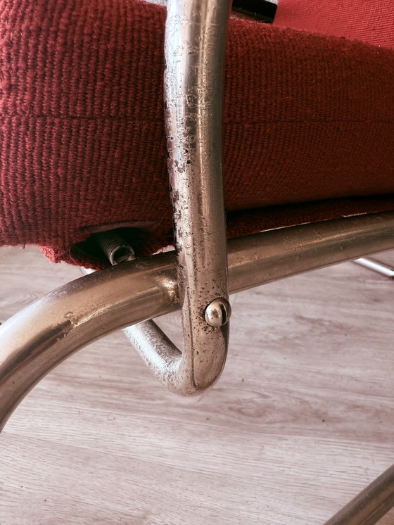 Image 1 of Rare L. vd Vlught (Gispen) Armchair, Model VI-A-138, 1931-