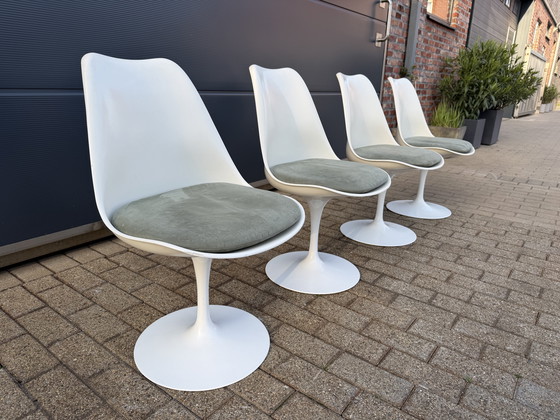 Image 1 of 4 sedie da pranzo originali vintage Knoll Tulip Eero Saarinen