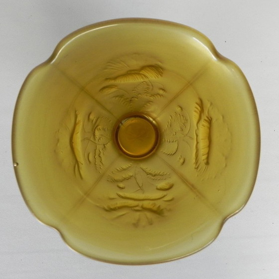 Image 1 of barolac, persglas Inwald vaas, model "Floral" jaren 60