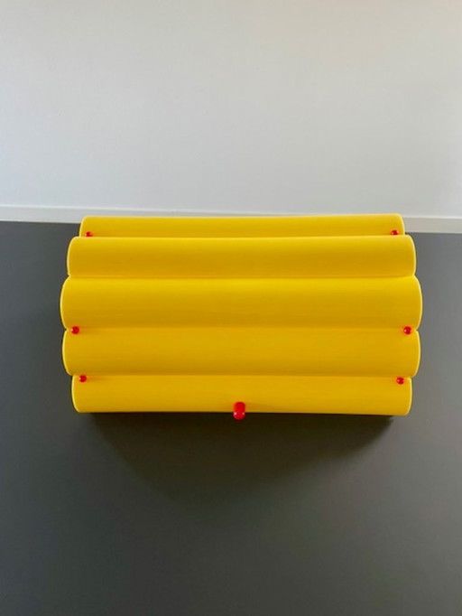 Vintage Memphis bread box Daisy Italian design