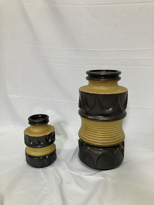 Vintage vases set from Carstens Tönnieshof West Germany