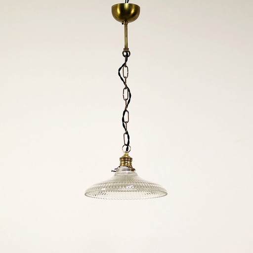 Lampada a sospensione Art Déco Holophane